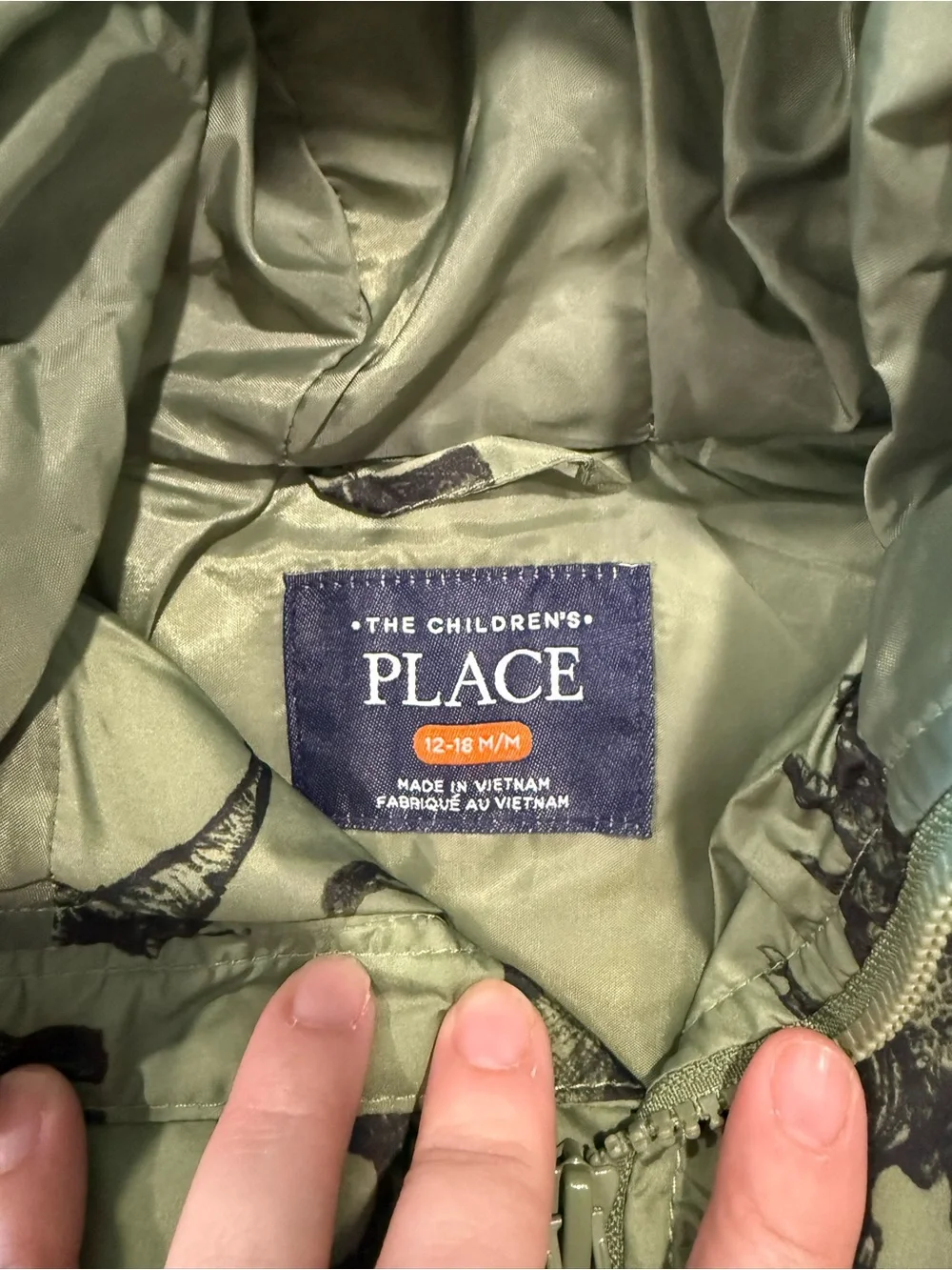 The Childrens Place lightweight puffer